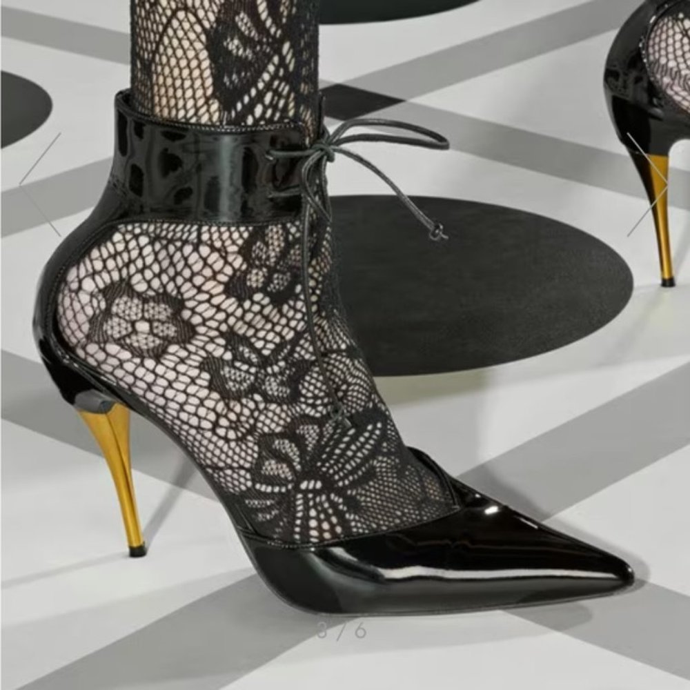 Gucci Women's High Heel Patent Pump - 7.5